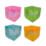 Fun Doh Glow-in-the-Dark Squish and Squeeze Slow-Release Fun Cube Toy - Store Surplus No Display - 12 Pieces Per Pack 26847L