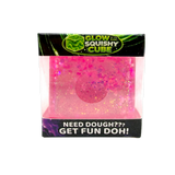 Fun Doh Glow-in-the-Dark Squish and Squeeze Slow-Release Fun Cube Toy - Store Surplus No Display - 12 Pieces Per Pack 26847L