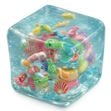 Fun Doh Squishy Charm Cube - Store Surplus No Display - 12 Pieces Per Pack 26848L