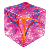 Fun Doh Squishy Charm Cube - Store Surplus No Display - 12 Pieces Per Pack 26848L