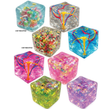 Fun Doh Squishy Charm Cube - Store Surplus No Display - 12 Pieces Per Pack 26848L
