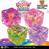 Fun Doh Squishy Charm Cube - Store Surplus No Display - 12 Pieces Per Pack 26848L