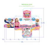 Fun Doh Squishy Charm Cube - Store Surplus No Display - 12 Pieces Per Pack 26848L
