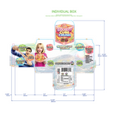 Fun Doh Squishy Charm Cube - Store Surplus No Display - 12 Pieces Per Pack 26848L