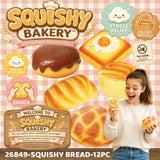 Fun Doh Squishy Bakery Slow Rise Bread - Store Surplus No Display - 12 Pieces Per Pack 26849L