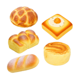 Fun Doh Squishy Bakery Slow Rise Bread - 12 Pieces Per Retail Ready Display 26849