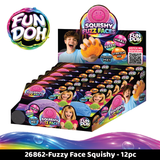 Fun Doh Fuzz Face Squishy Slow-Release Toy - 12 Pieces Per Retail Ready Display 26862