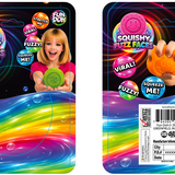 Fun Doh Fuzz Face Squishy Slow-Release Toy - Store Surplus No Display - 12 Pieces Per Pack 26862L