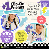 Clip-on Soft Plush Friends - Store Surplus No Display - 12 Pieces Per Pack 26872L