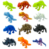 Fossil Fury 3D Printed Dinosaur Toys - 12 Pieces Per Retail Ready Display 26879