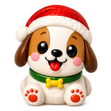 Fun Doh Squishmas Mega Squishy Toy Characters - Store Surplus No Display - 8 Pieces Per Pack 26923L