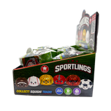 Fun Doh Sports Dumpling Squish Toy - 12 Pieces Per Retail Ready Display 26994
