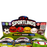 Fun Doh Sports Dumpling Squish Toy - 12 Pieces Per Retail Ready Display 26994