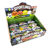 Fun Doh Sports Dumpling Squish Toy - 12 Pieces Per Retail Ready Display 26994