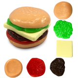 SquishZilla™ Build-A-Squish Burger Toy - Store Surplus No Display - 12 Pieces Per Pack 27009L