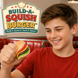 SquishZilla™ Build-A-Squish Burger Toy - Store Surplus No Display - 12 Pieces Per Pack 27009L