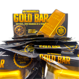SquishZilla™ Fun Doh™ Gold Bar Slow-Rise Squishy Toy - 12 Pieces Per Retail Ready Display 27010