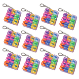 Light-Up Fidget Keypad Keychain - Store Surplus No Display - 12 Pieces Per Pack 27052L