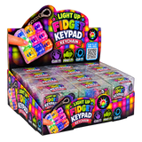 Light-Up Fidget Keypad Keychain - 12 Pieces Per Retail Ready Display 27052