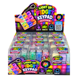 Light-Up Fidget Keypad Keychain - 12 Pieces Per Retail Ready Display 27052