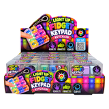 Light-Up Fidget Keypad Keychain - 12 Pieces Per Retail Ready Display 27052