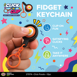 Click N' Clip Click Foods Keychain - Store Surplus No Display - 12 Pieces Per Pack 27074L