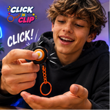 Click N' Clip Click Foods Keychain - Store Surplus No Display - 12 Pieces Per Pack 27074L