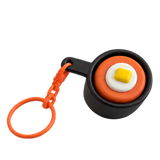 Click N' Clip Click Foods Keychain - Store Surplus No Display - 12 Pieces Per Pack 27074L