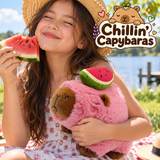 Chillin' Capybaras Plush - Store Surplus No Display - 6 Pieces Per Pack 27126L