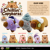 Chillin' Capybaras Plush - Store Surplus No Display - 6 Pieces Per Pack 27126L