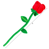 Valentine's Day Rose Plush - Store Surplus No Display - 6 Pieces Per Pack 27151L