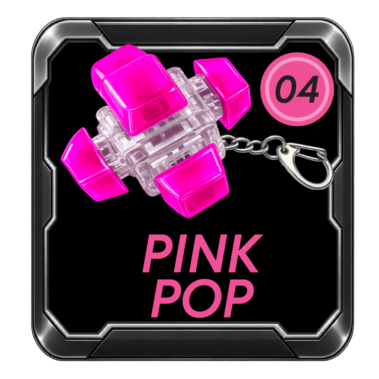 Sensory Fidget ClickZilla Keyboard Button Ball Keychain - 12
