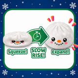 Fun Doh™ Merry Squishmas Squishy Foam Slow-Rise Christmas Dumplings - 12 Pieces Per Retail Ready Display 27346