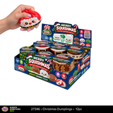 Fun Doh™ Merry Squishmas Squishy Foam Slow-Rise Christmas Dumplings - 12 Pieces Per Retail Ready Display 27346