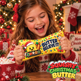 Fun Doh™ SquishZilla™ Slow Rise Jumbo Butter Christmas Squishy - 9 Pieces Per Retail Ready Display 27536