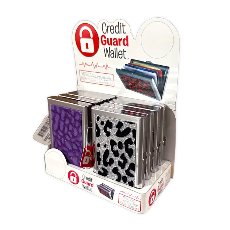 Fur Accordion Wallet - 8 Pieces Per Retal Ready Display 28813 WHOLESALE