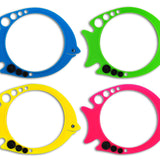 ITEM NUMBER 029159 Fish Shaped Diving Rings PK = 4 PCS