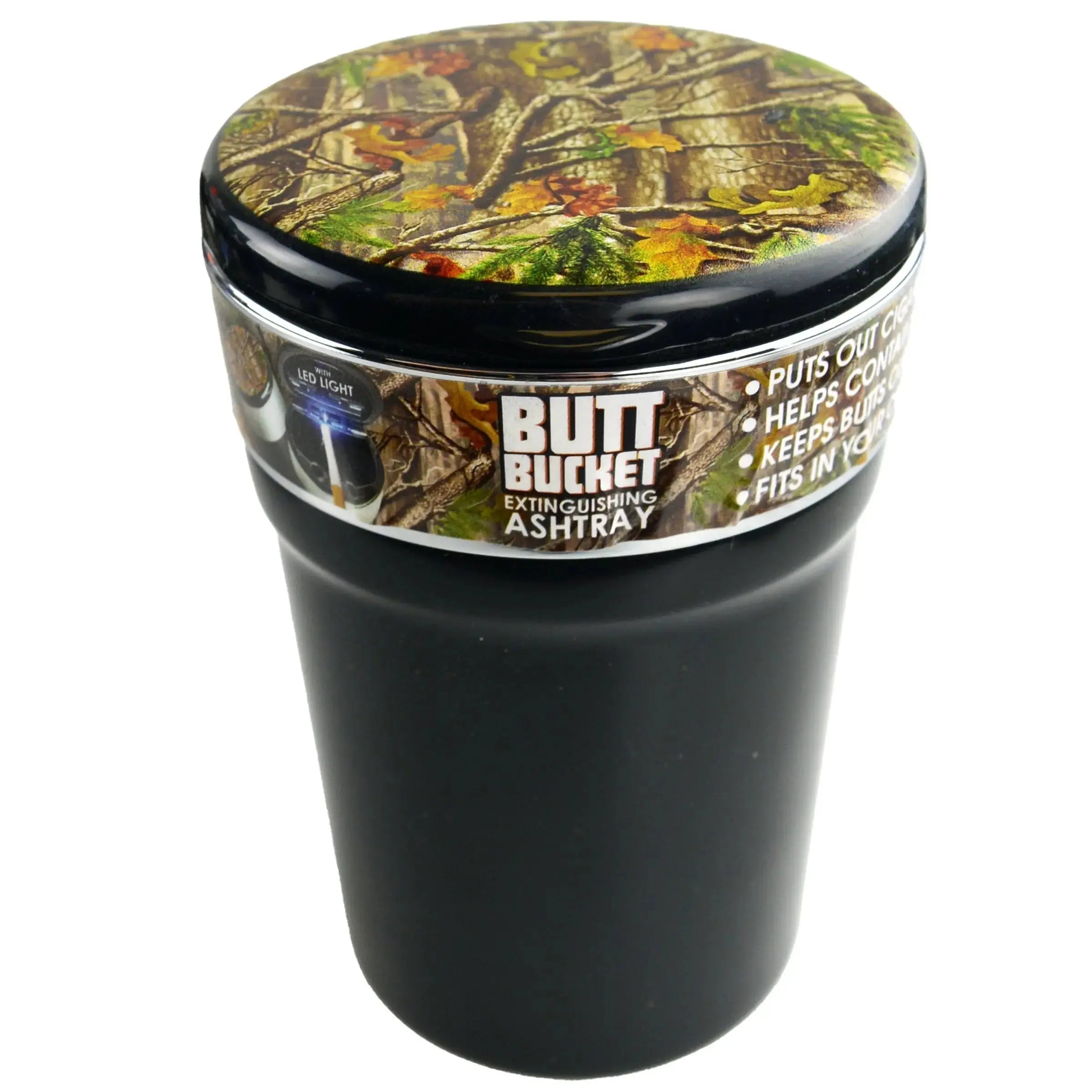 ITEM NUMBER 040230 CAMO LED BUTT BUCKET 6 PIECES PER DISPLAY WHOLESALE