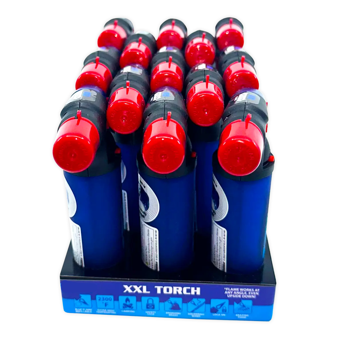 ITEM NUMBER 040323 TORCH BLUE XXL 13 PIECES PER DISPLAY WHOLESALE