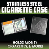 ITEM NUMBER 040349 STAINLESS CIG CASE 8 PIECES PER DISPLAY