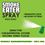 Air Freshener Smoke Eater Spray Fresh Burst - 4 Pieces Per Retail Ready Display 41305