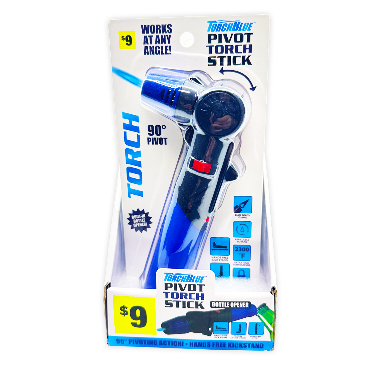 Pivot Torch Stick Lighter - 4 Pieces Per Retail Ready Display 41522