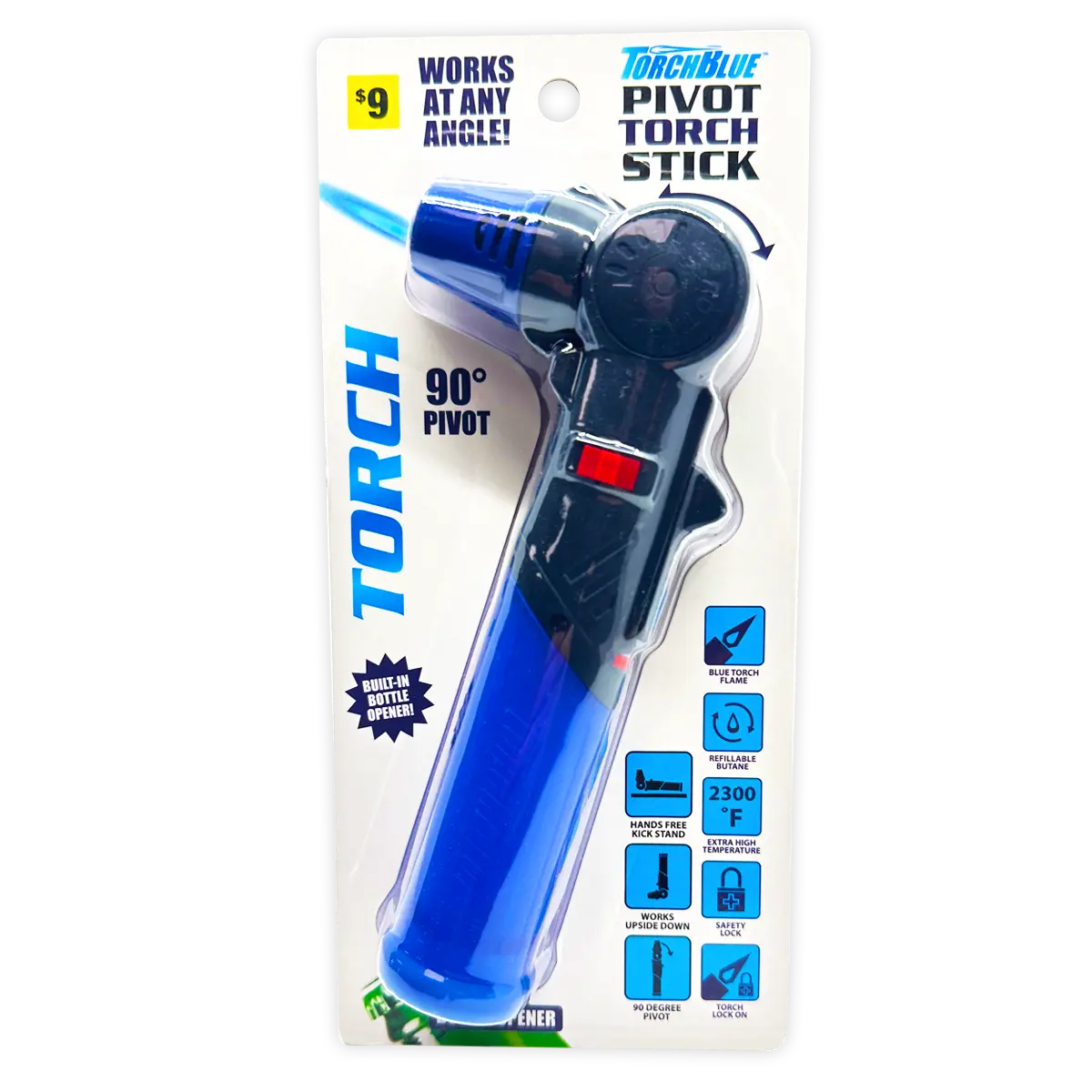 Pivot Torch Stick Lighter - 4 Pieces Per Retail Ready Display 41522 ...