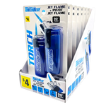 Jet Flame Pivot Head Torch Lighter - 7 Pieces Per Retail Ready Display 41529 WHOLESALE