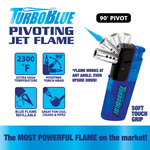 Jet Flame Pivot Head Torch Lighter - 7 Pieces Per Retail Ready Display 41529 WHOLESALE
