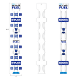 ITEM NUMBER 041554 TORCH BLUE 18ML BUTANE REFILL FUEL W/ MERCHANDISING STRIP 6 PIECES PER DISPLAY