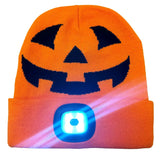 Halloween Knit Hat Beanie LED Light Assortment Floor Display - 36 Pieces Per Retail Ready Display  88463 KIPP BROTHERS