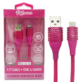 USB-A-to-Lightning MFi 4ft Cable - Store Surplus No Display - 6 Pieces Per Pack 41635L STORE SURPLUS