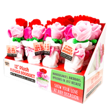 WHOLESALE 12-INCH PLUSH FLOWER BOUQUET 8 PIECES PER DISPLAY 41663