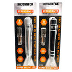 Screwdriver with LED Light - Store Surplus No Display - 4 Pieces Per Pack 41667L STORE SURPLUS